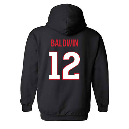 Rutgers - NCAA Women's Volleyball : Brooke Baldwin - Replica Shersey Hooded Sweatshirt-1