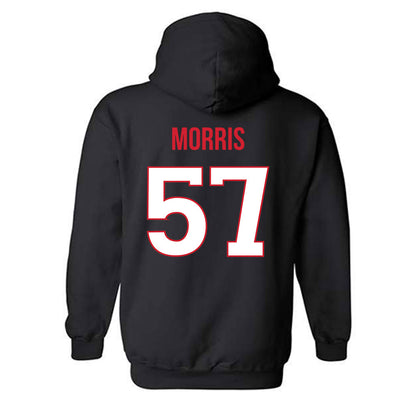 Rutgers - NCAA Women's Soccer : Riley Morris - Replica Shersey Hooded Sweatshirt-1