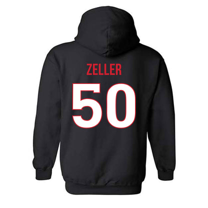 Rutgers - NCAA Men's Lacrosse : Colin Zeller - Replica Shersey Hooded Sweatshirt-1