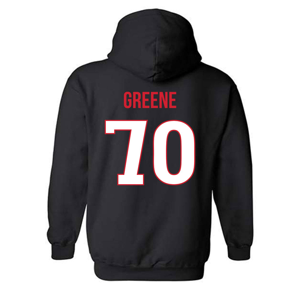 Rutgers - NCAA Football : Cameron Greene - Replica Shersey Hooded Sweatshirt-1