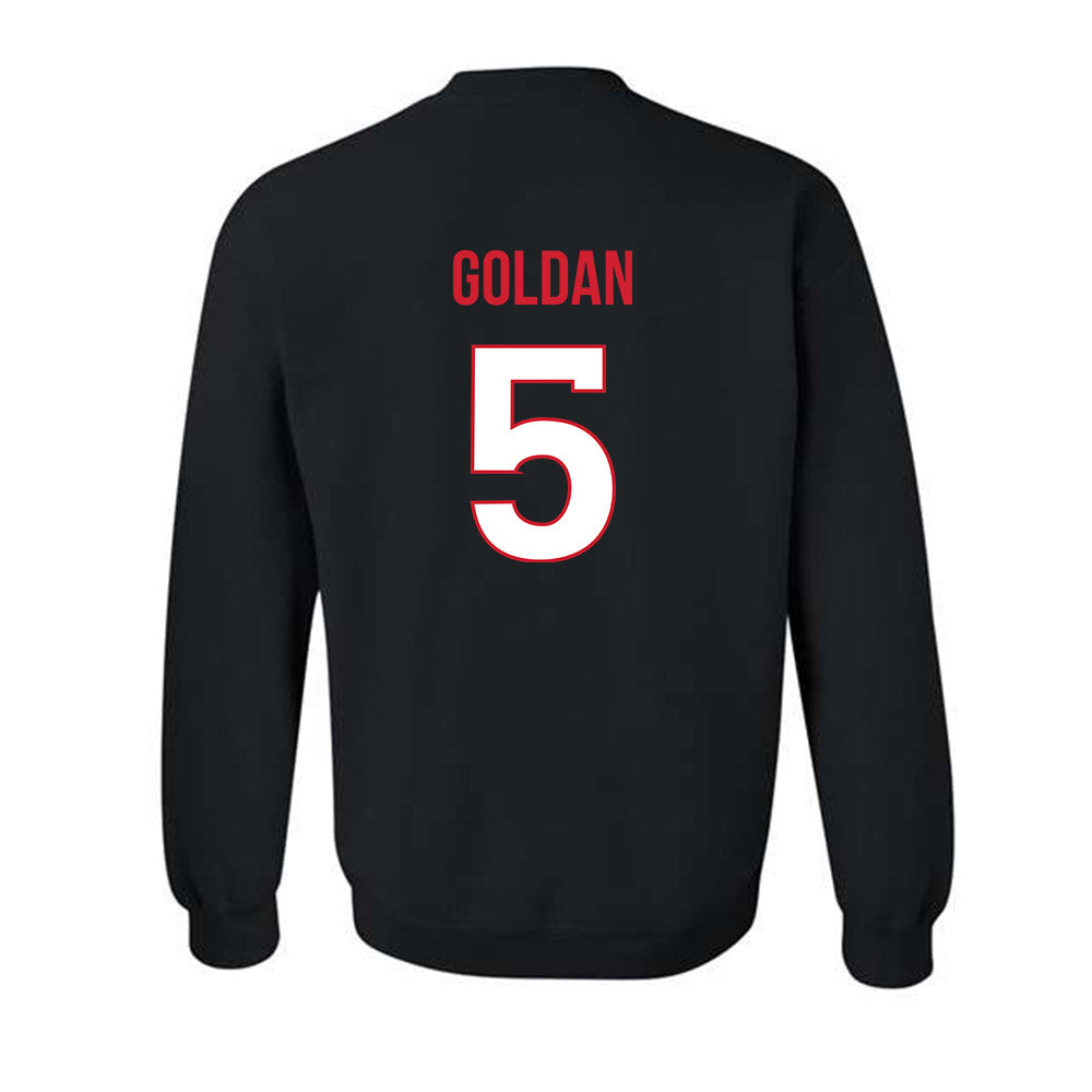 Rutgers - NCAA Baseball : Andrew Goldan - Replica Shersey Crewneck Sweatshirt-1