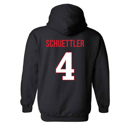 Rutgers - NCAA Softball : Charleigh Schuettler - Replica Shersey Hooded Sweatshirt-1