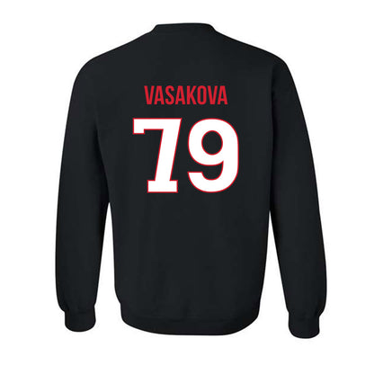 Rutgers - NCAA Women's Soccer : Adela Vasakova - Replica Shersey Crewneck Sweatshirt-1