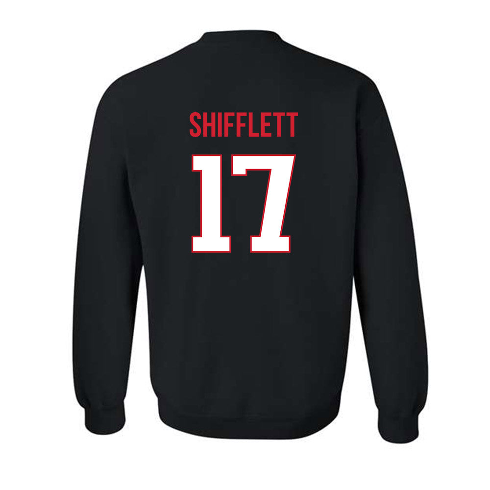 Rutgers - NCAA Softball : Brooke Shifflett - Replica Shersey Crewneck Sweatshirt-1