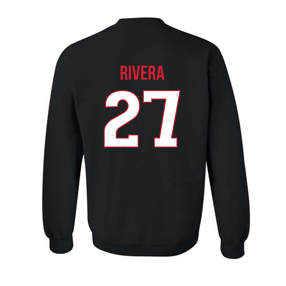 Rutgers - NCAA Baseball : Gabe Rivera - Replica Shersey Crewneck Sweatshirt-1