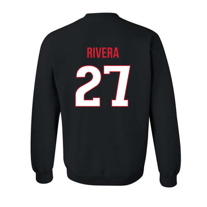 Rutgers - NCAA Baseball : Gabe Rivera - Replica Shersey Crewneck Sweatshirt-1