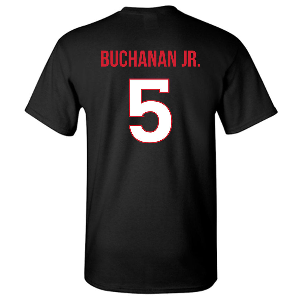 Rutgers - NCAA Men's Basketball : Darren Buchanan Jr. - Replica Shersey T-Shirt-1