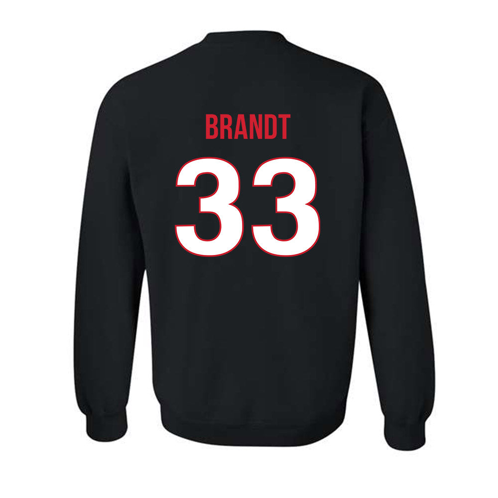 Rutgers - NCAA Women's Basketball : Kennedy Brandt - Replica Shersey Crewneck Sweatshirt-1