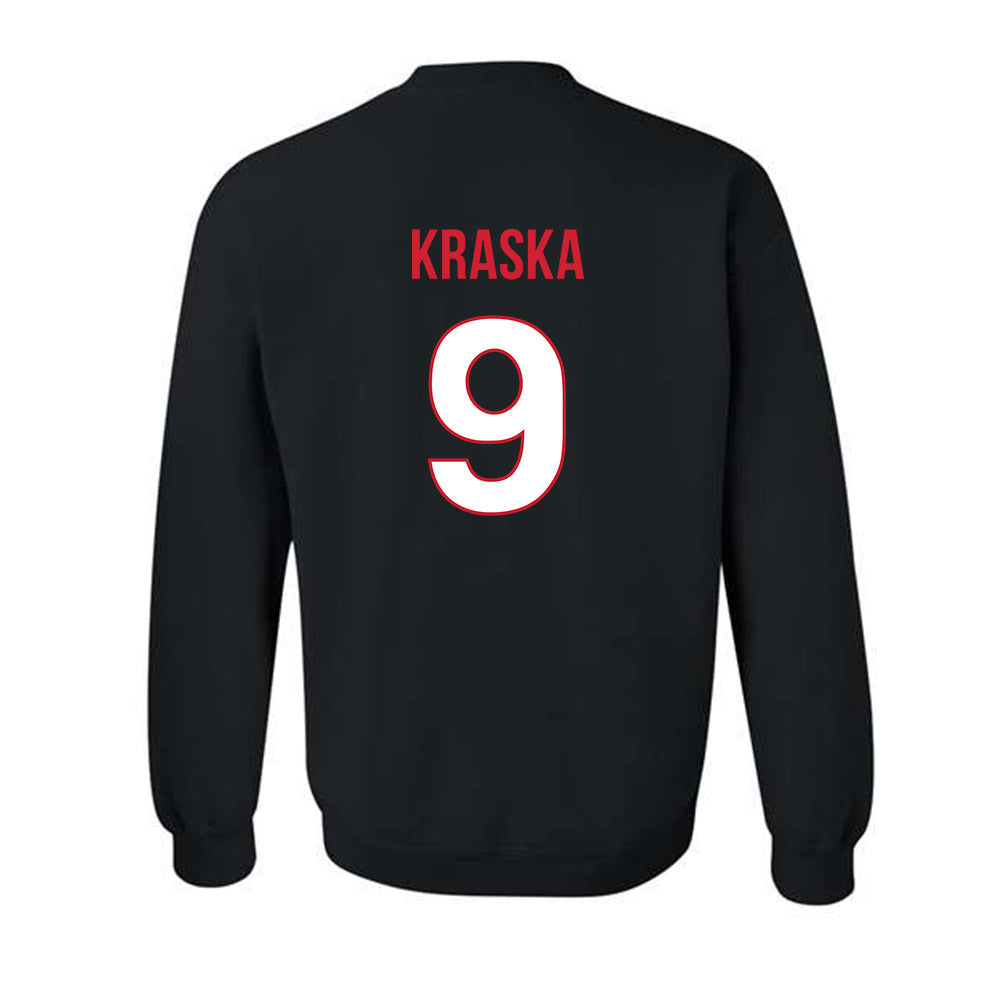 Rutgers - NCAA Softball : Stephanie Kraska - Replica Shersey Crewneck Sweatshirt-1