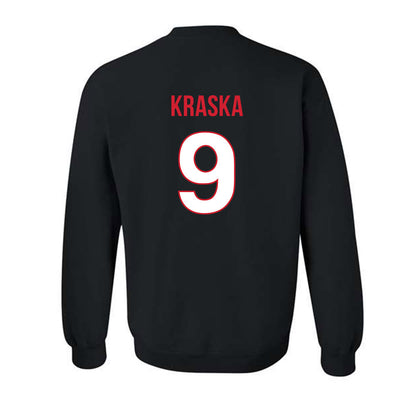 Rutgers - NCAA Softball : Stephanie Kraska - Replica Shersey Crewneck Sweatshirt-1