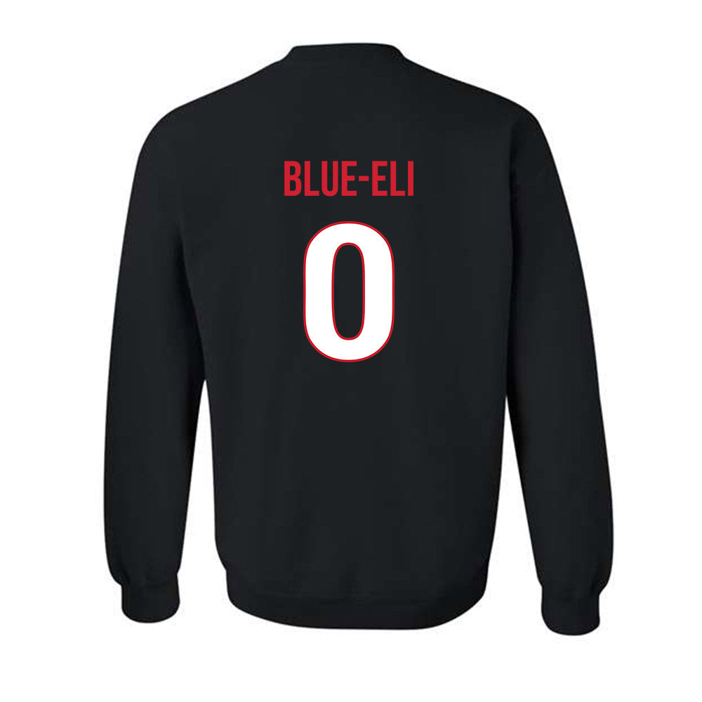 Rutgers - NCAA Football : Douglas Blue-Eli - Replica Shersey Crewneck Sweatshirt-1