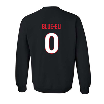Rutgers - NCAA Football : Douglas Blue-Eli - Replica Shersey Crewneck Sweatshirt-1