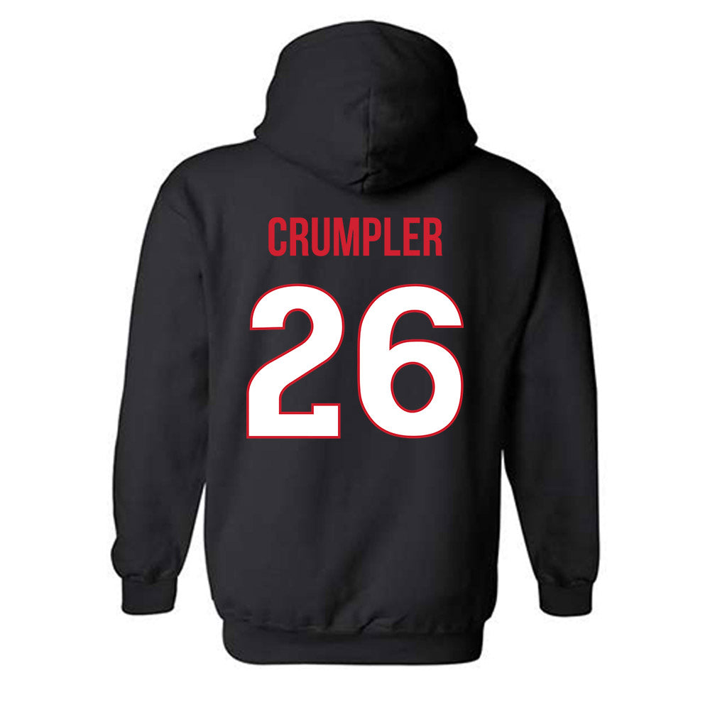 Rutgers - NCAA Football : Isaiah Crumpler - Replica Shersey Hooded Sweatshirt-1