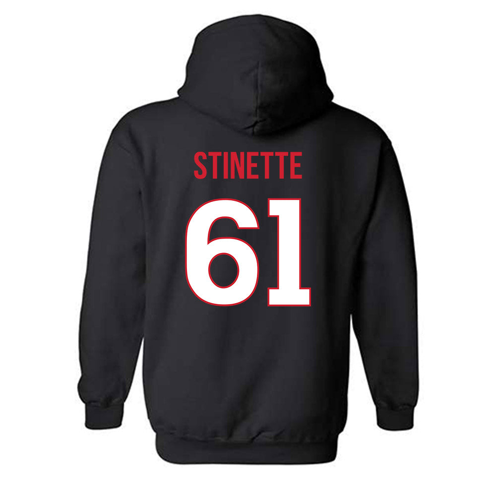 Rutgers - NCAA Football : Emir Stinette - Replica Shersey Hooded Sweatshirt-1