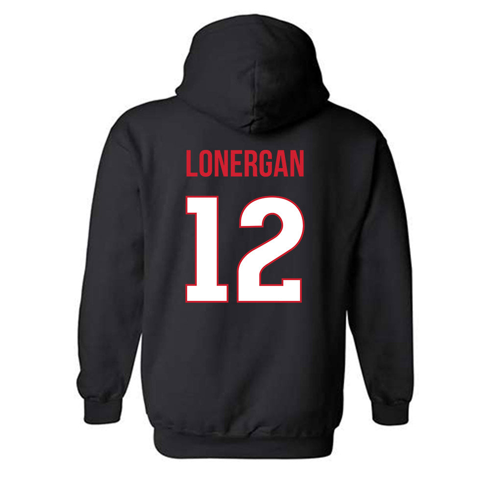 Rutgers - NCAA Football : Dylan Lonergan - Replica Shersey Hooded Sweatshirt-1