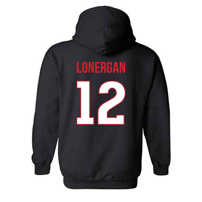 Rutgers - NCAA Football : Dylan Lonergan - Replica Shersey Hooded Sweatshirt-1