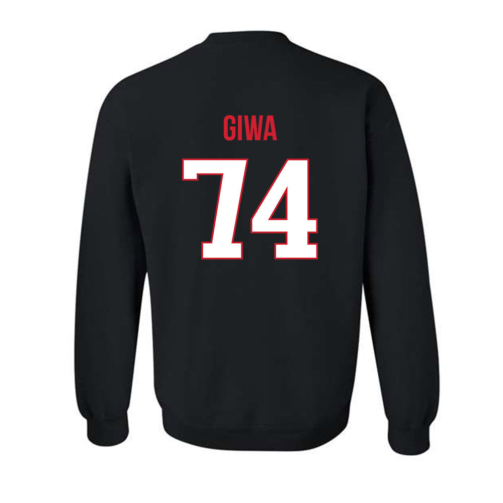 Rutgers - NCAA Football : Moshood Giwa - Replica Shersey Crewneck Sweatshirt-1