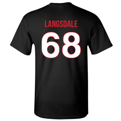 Rutgers - NCAA Football : Ryder Langsdale - Replica Shersey T-Shirt-1