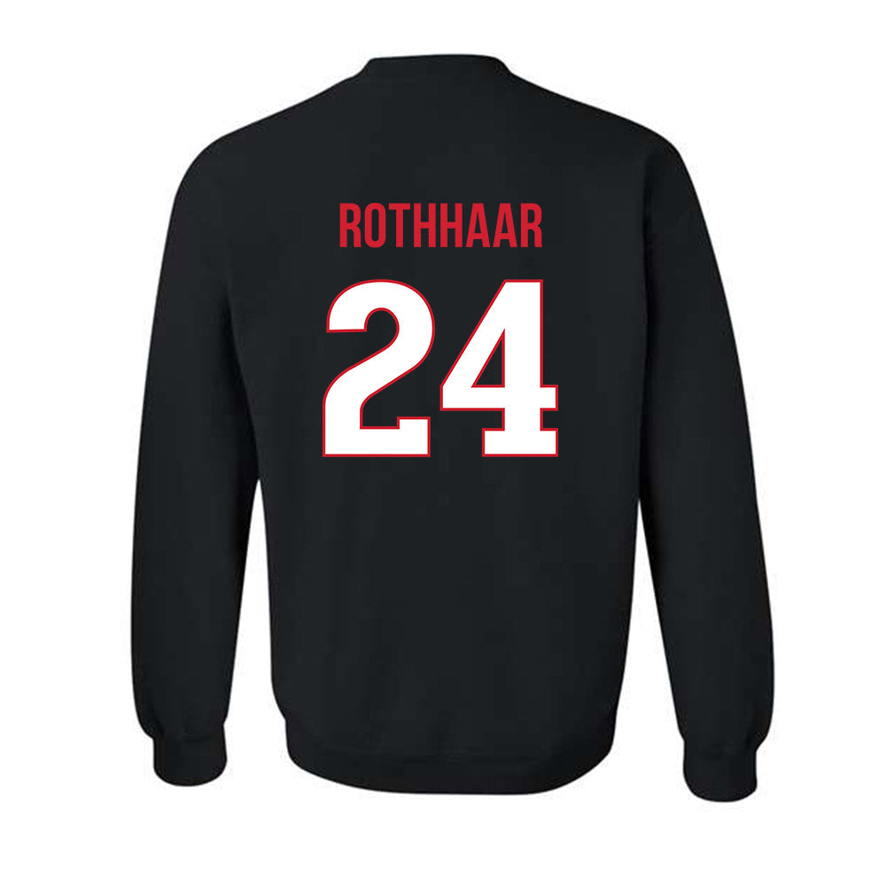 Rutgers - NCAA Football : Benjamin Rothhaar - Replica Shersey Crewneck Sweatshirt-1