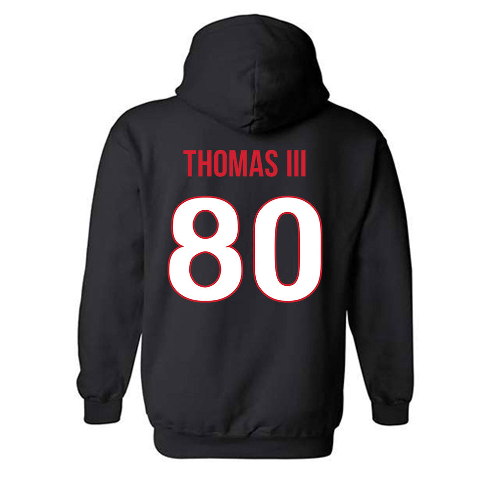 Rutgers - NCAA Football : Michael Thomas III - Replica Shersey Hooded Sweatshirt-1