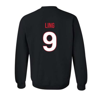Rutgers - NCAA Women's Lacrosse : Caroline Ling - Replica Shersey Crewneck Sweatshirt-1
