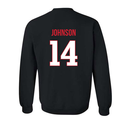 Rutgers - NCAA Football : RJ Johnson - Replica Shersey Crewneck Sweatshirt-1