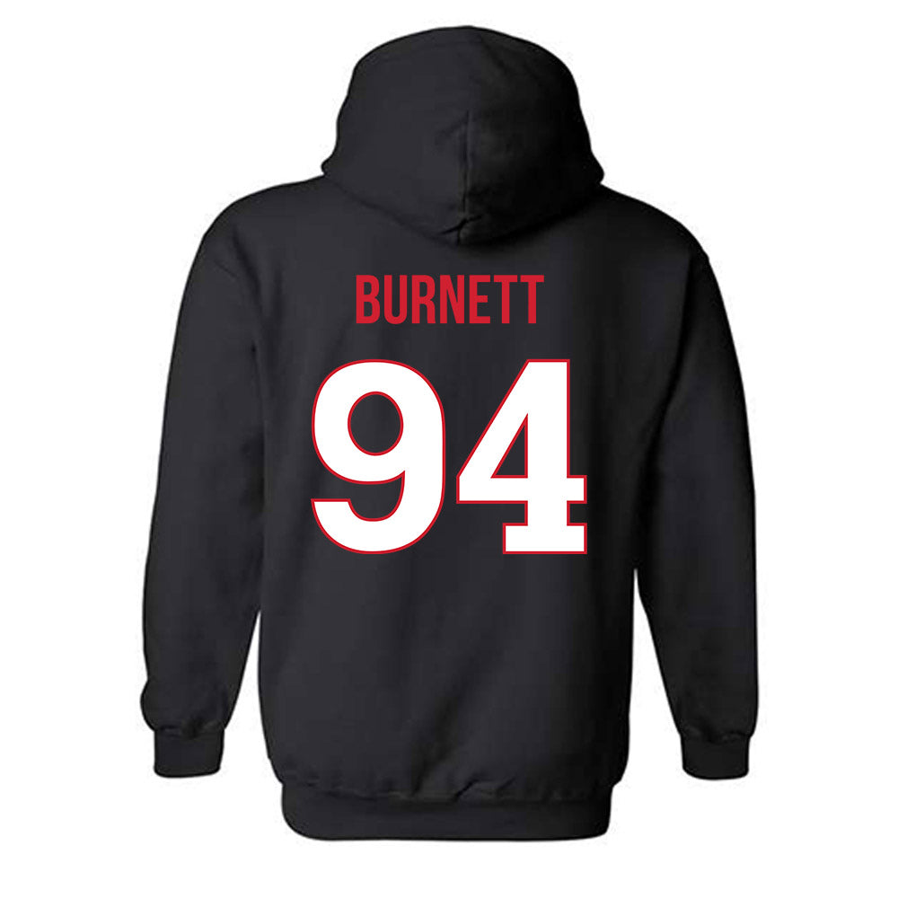 Rutgers - NCAA Football : Jdan Burnett - Replica Shersey Hooded Sweatshirt-1