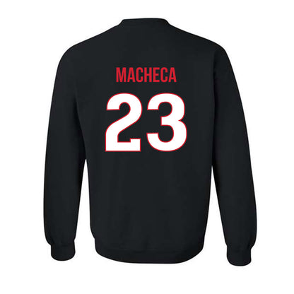 Rutgers - NCAA Men's Lacrosse : Andrew Macheca - Replica Shersey Crewneck Sweatshirt-1