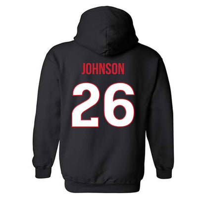 Rutgers - NCAA Women's Field Hockey : Camryn Johnson - Replica Shersey Hooded Sweatshirt-1