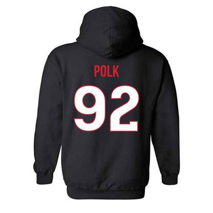 Rutgers - NCAA Football : Jermaine Polk - Replica Shersey Hooded Sweatshirt-1