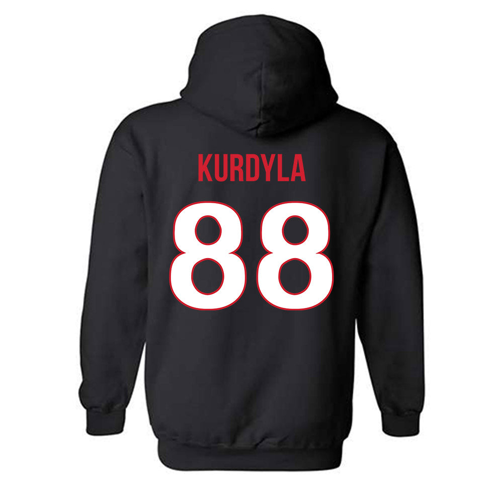 Rutgers - NCAA Men's Lacrosse : Colin Kurdyla - Replica Shersey Hooded Sweatshirt-1