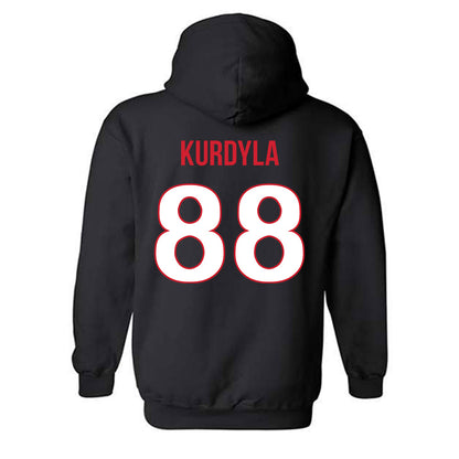 Rutgers - NCAA Men's Lacrosse : Colin Kurdyla - Replica Shersey Hooded Sweatshirt-1