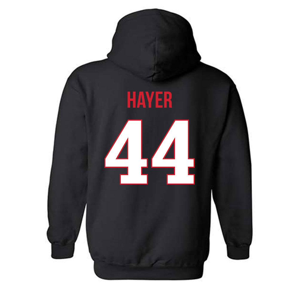 Rutgers - NCAA Football : Tariq Hayer - Replica Shersey Hooded Sweatshirt-1