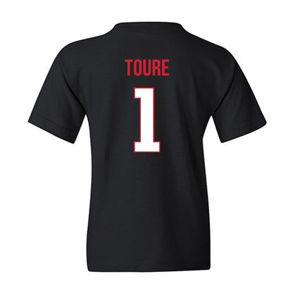 Rutgers - NCAA Football : Famah Toure - Replica Shersey Youth T-Shirt-1