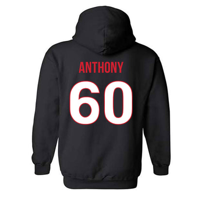 Rutgers - NCAA Football : Logan Anthony - Replica Shersey Hooded Sweatshirt-1