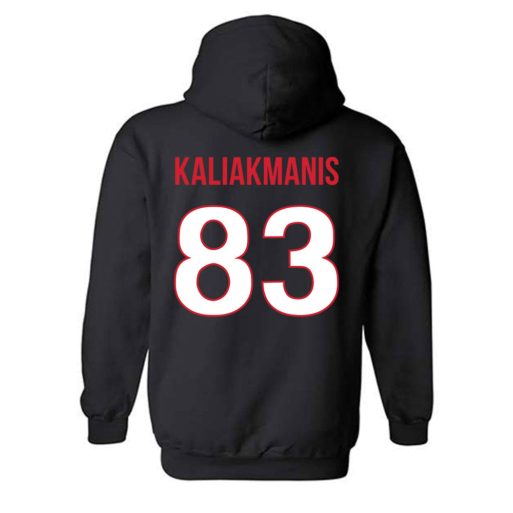 Rutgers - NCAA Football : Dino Kaliakmanis - Replica Shersey Hooded Sweatshirt-1