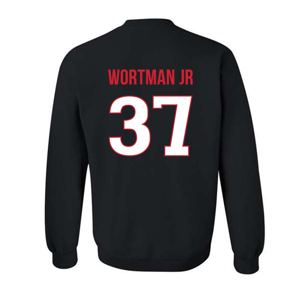 Rutgers - NCAA Football : RJ Wortman Jr - Replica Shersey Crewneck Sweatshirt-1