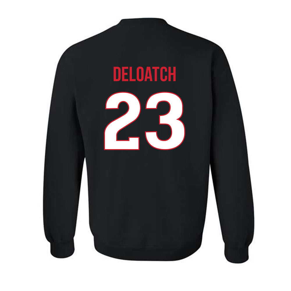 Rutgers - NCAA Football : Isaiah Deloatch - Replica Shersey Crewneck Sweatshirt-1