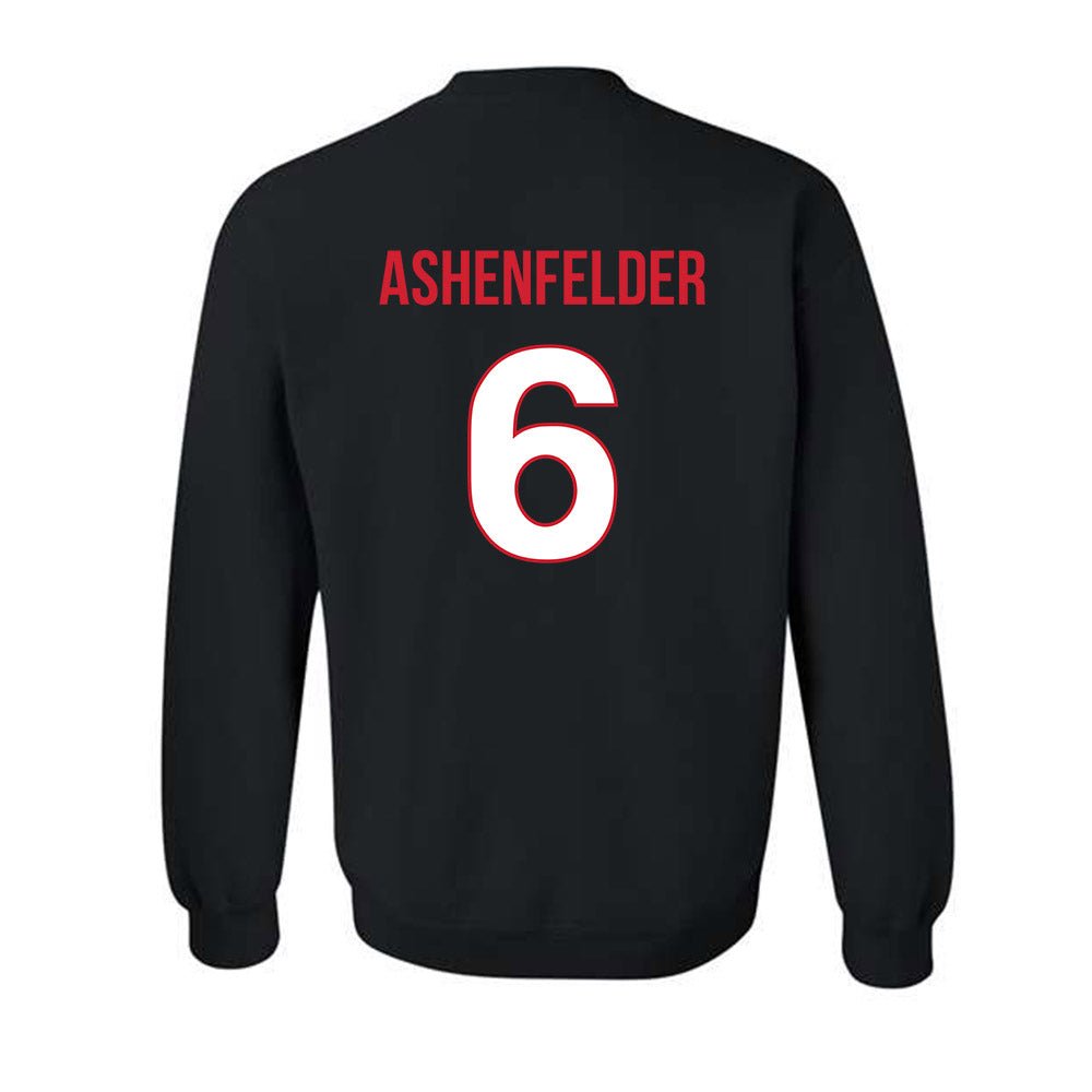 Rutgers - NCAA Football : Sean Ashenfelder - Replica Shersey Crewneck Sweatshirt-1