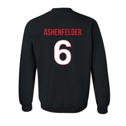 Rutgers - NCAA Football : Sean Ashenfelder - Replica Shersey Crewneck Sweatshirt-1