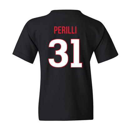 Rutgers - NCAA Baseball : Quinten Perilli - Replica Shersey Youth T-Shirt-1