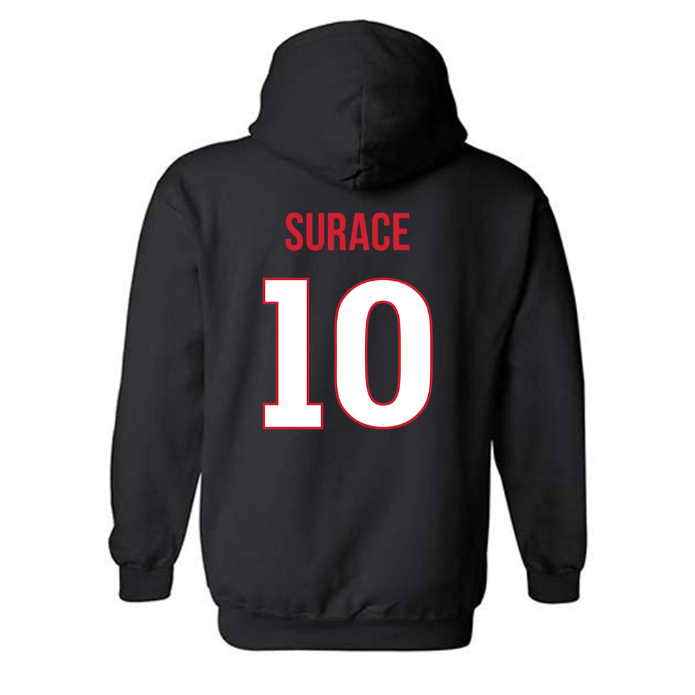 Rutgers - NCAA Football : AJ Surace - Replica Shersey Hooded Sweatshirt-1
