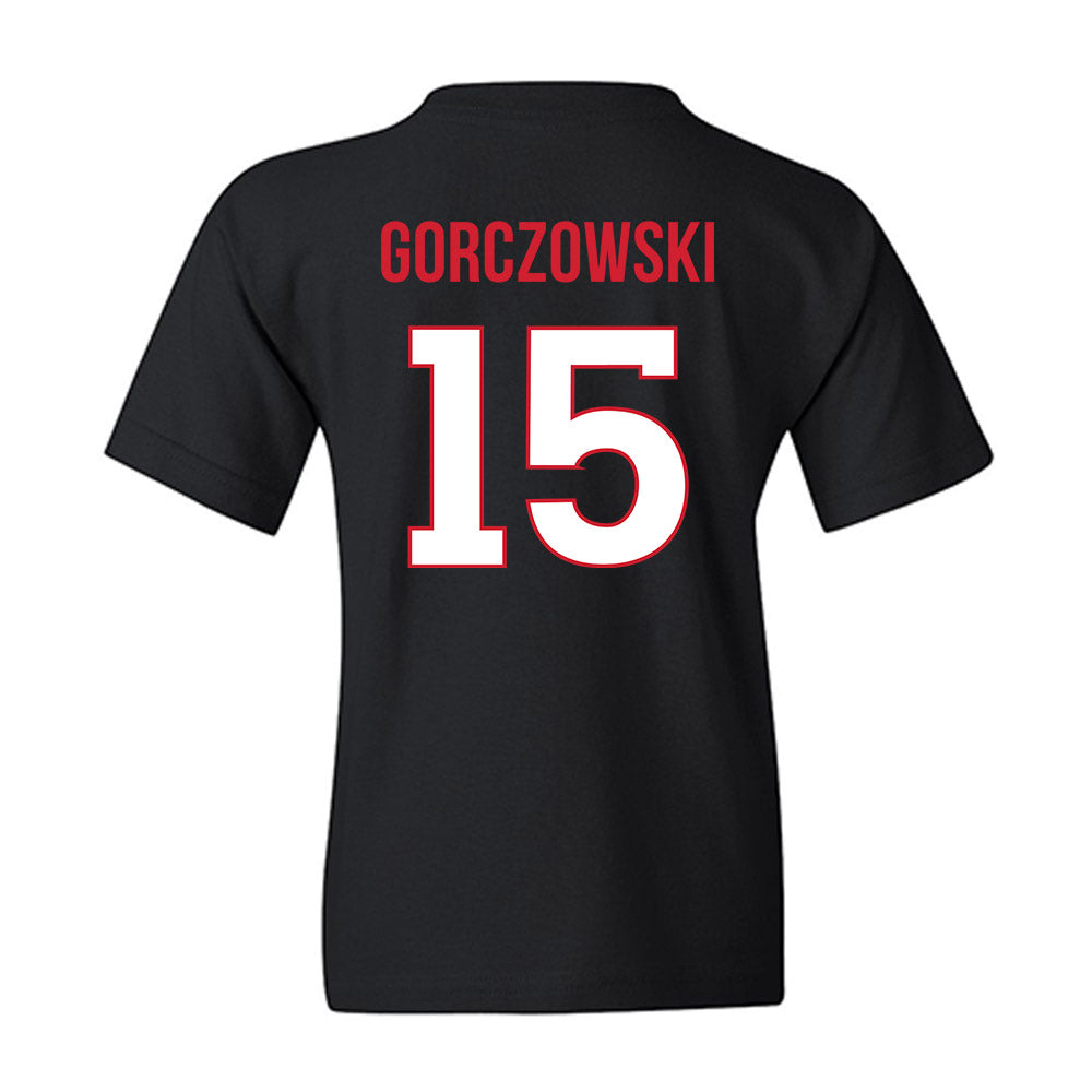 Rutgers - NCAA Men's Soccer : Simon Gorczowski - Replica Shersey Youth T-Shirt-1