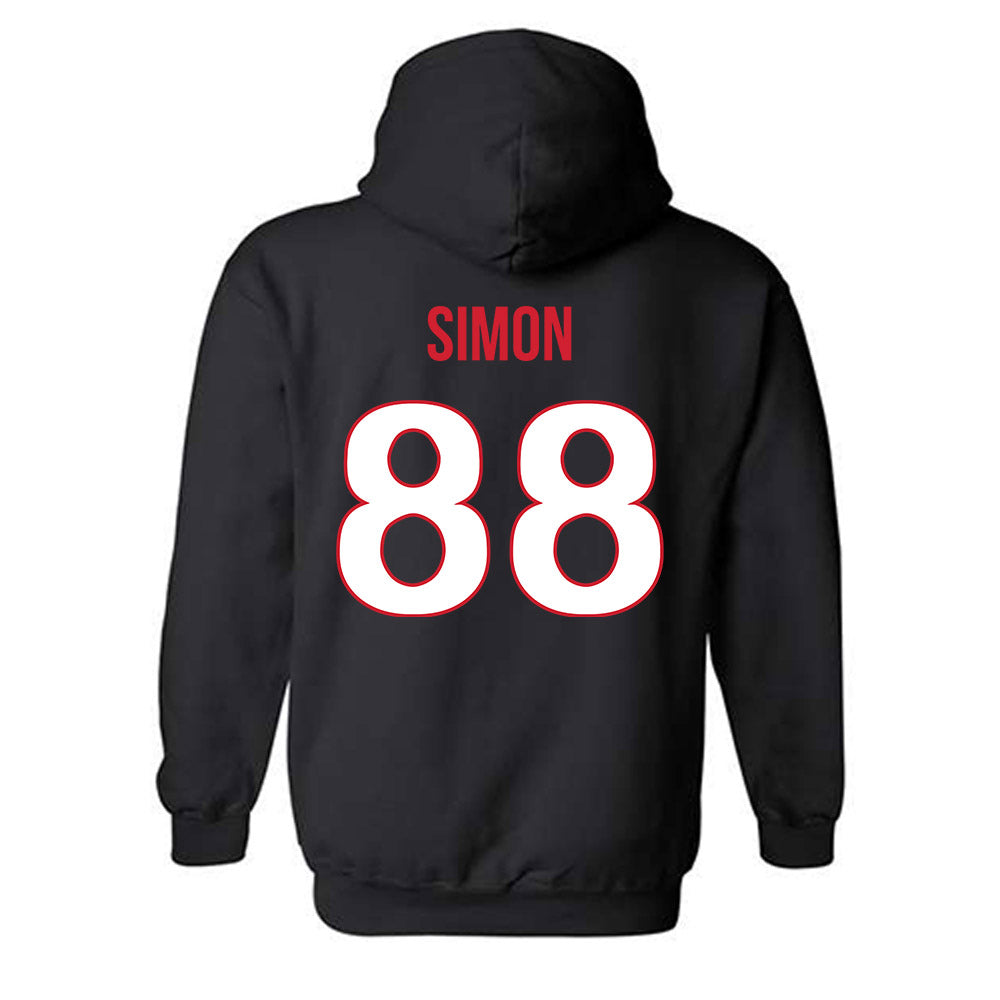 Rutgers - NCAA Football : Jyon Simon - Replica Shersey Hooded Sweatshirt-1