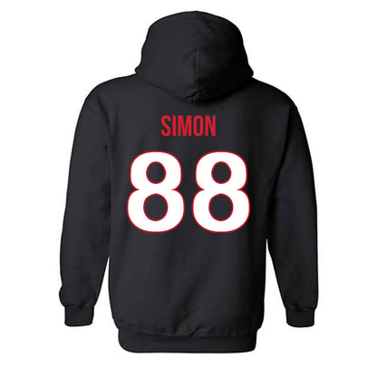 Rutgers - NCAA Football : Jyon Simon - Replica Shersey Hooded Sweatshirt-1