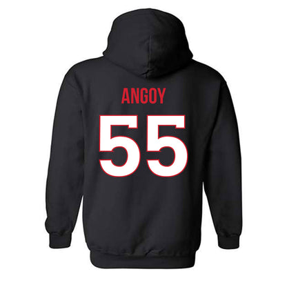 Rutgers - NCAA Football : Zaire Angoy - Replica Shersey Hooded Sweatshirt-1