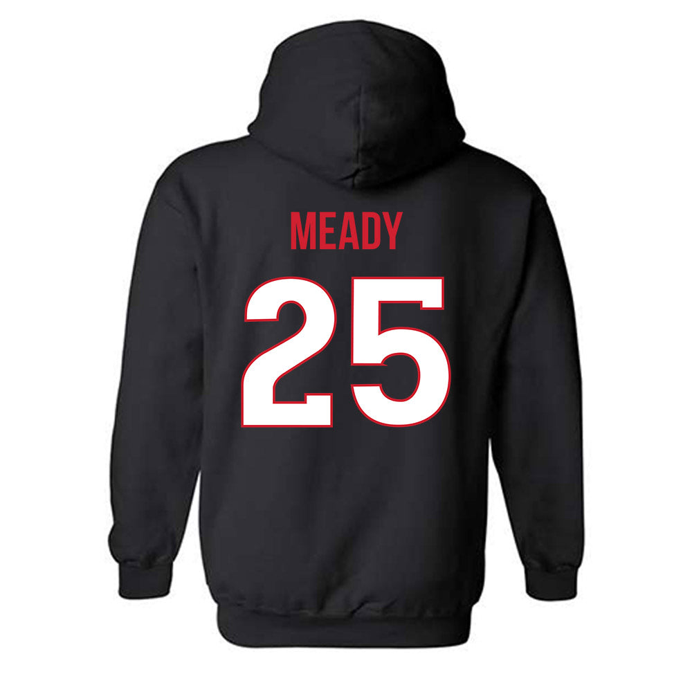 Rutgers - NCAA Baseball : Anthony Meady - Replica Shersey Hooded Sweatshirt-1
