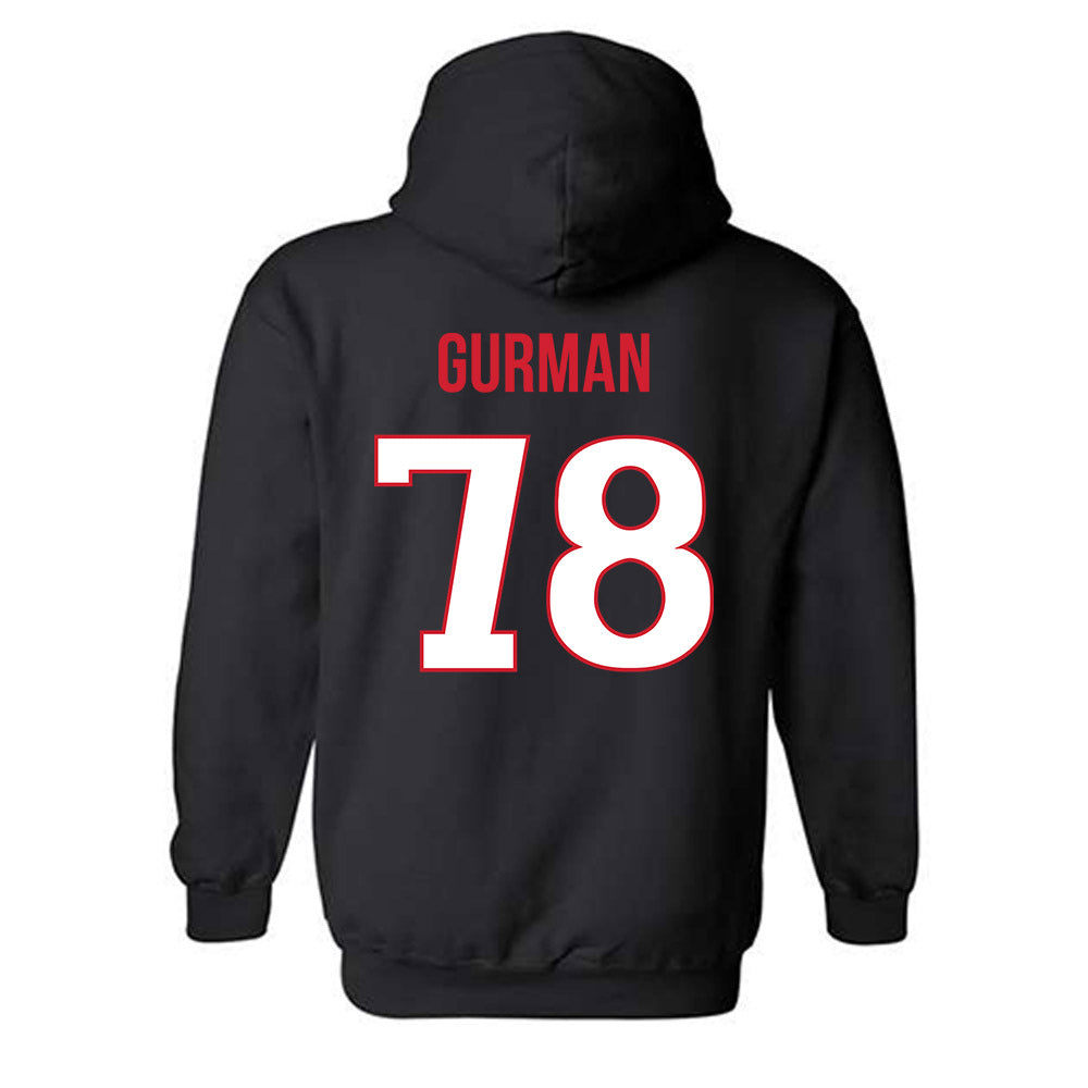 Rutgers - NCAA Football : Miron Gurman - Replica Shersey Hooded Sweatshirt-1