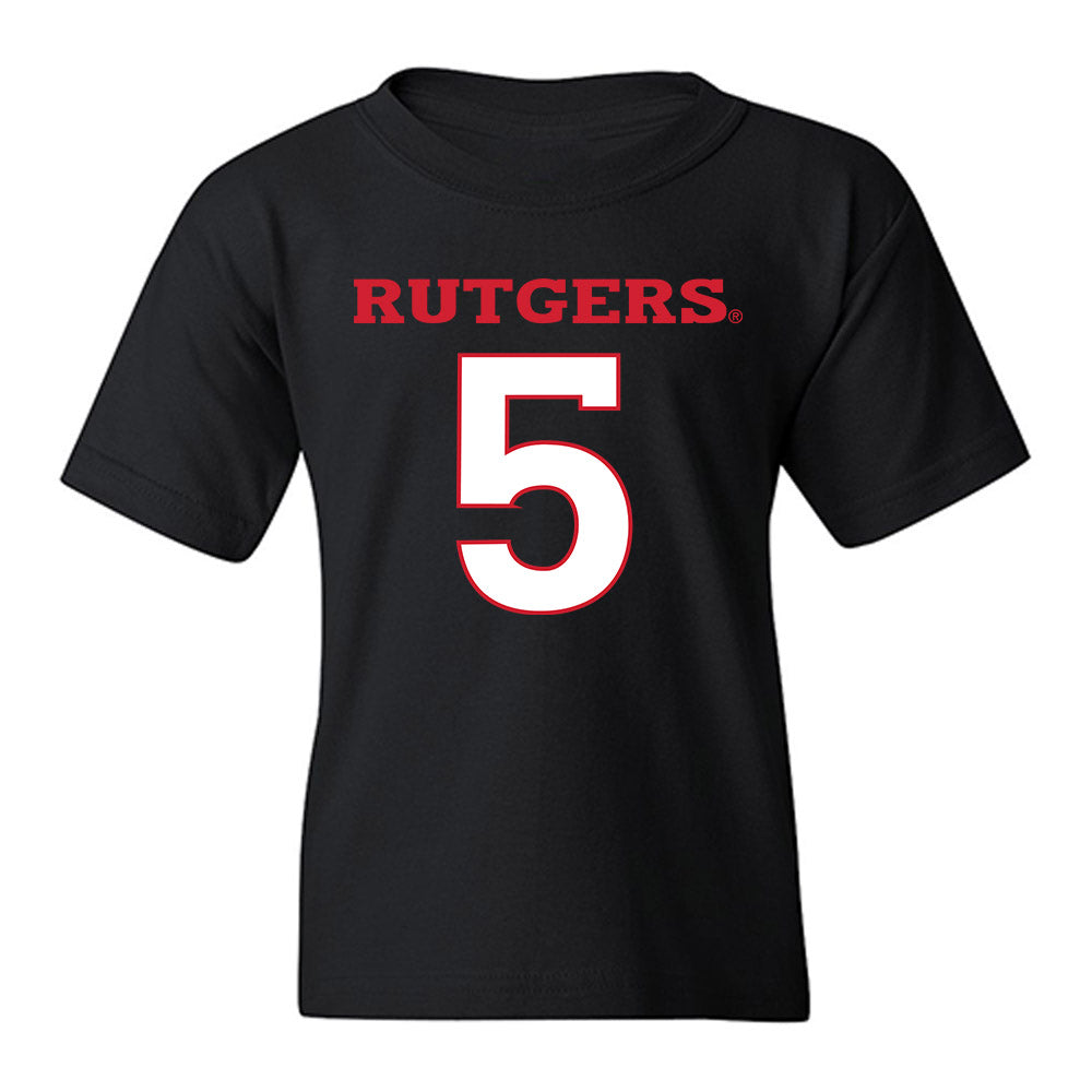 Rutgers - NCAA Women's Soccer : Bea Tinoco - Replica Shersey Youth T-Shirt-0