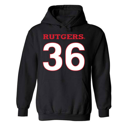 Rutgers - NCAA Football : Kamar Archie - Replica Shersey Hooded Sweatshirt-0